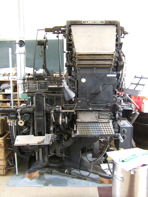 Fondeuse Linotype