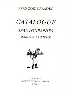 Catalogue d'autographes rares et curieux