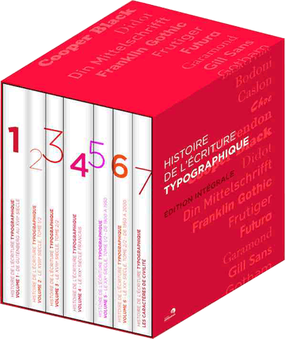 Coffret Histoire de l'écriture typographique