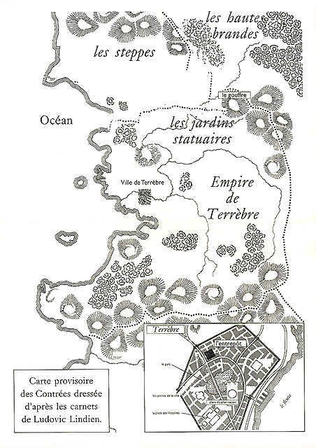 Carte provisoire des Contrées