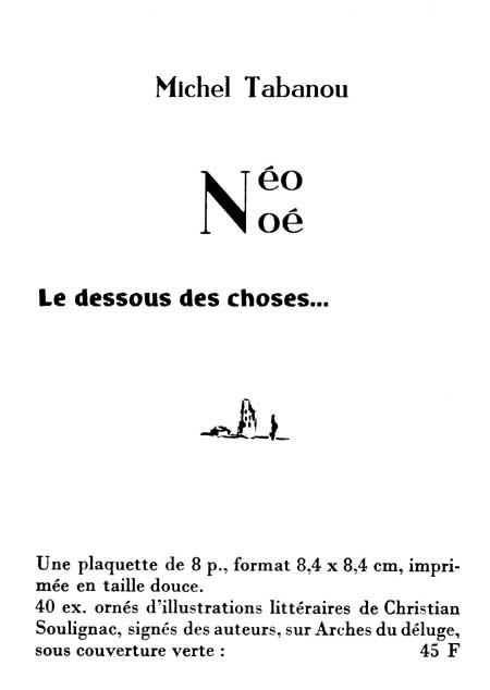 Fiche de Néo Noé