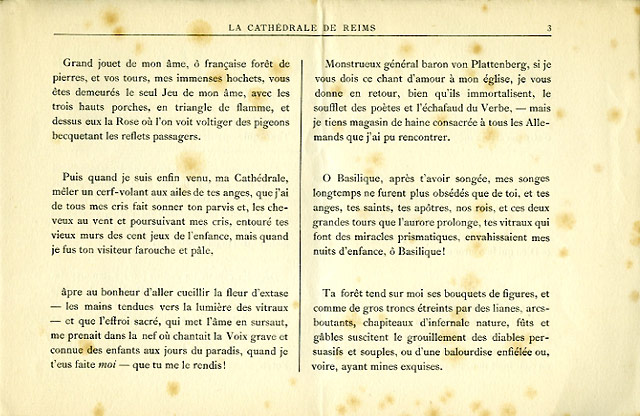 Poèmes de france, numéro 1, page 3