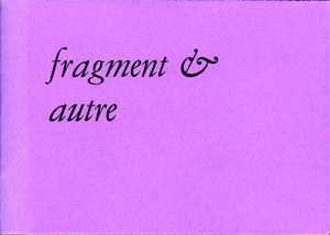 Fragment et autre