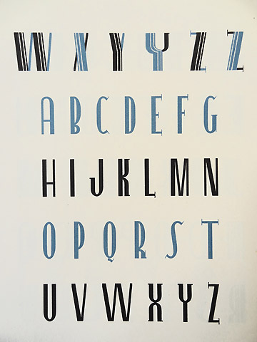 Exemple d'alphabet en Super-Veloz.